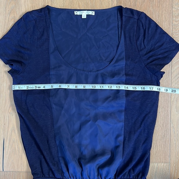 SOFT JOIE Two-Tone Cowl Back/Peek-A-Boo Back Dress - Blue - Size: Small - Picture 12 of 16